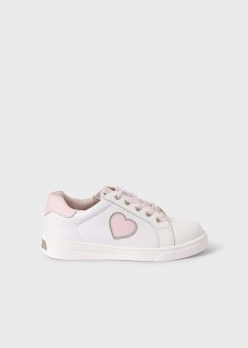 Sneakersy dziewczęce MAYORAL 45.523 białe, różowe