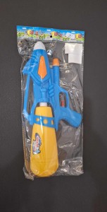 Pistolet na wodę niebiesko żółty 35 cm
