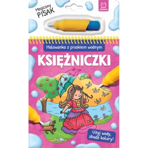 Malowanka z pisakiem wodnym. Księżniczki