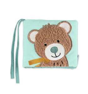 Miękka książeczka edukacyjna dla niemowlęcia Sterntaler miś