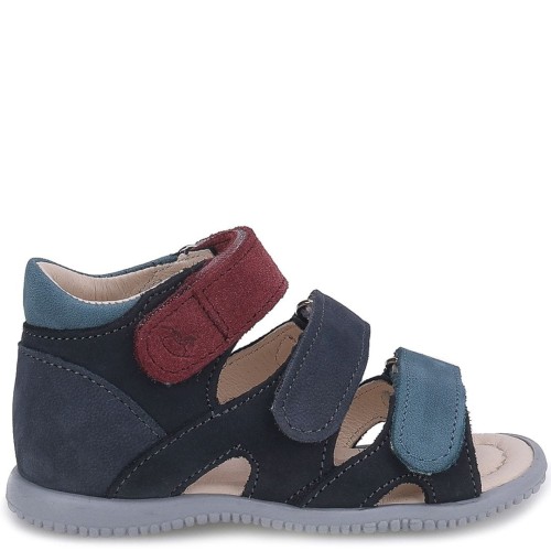 Sandały chłopiece EMEL ES 2386-38 granat, bordo