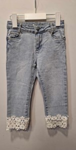 Spodnie dziewczęce TRYBEYOND 999.22990 jasny jeans