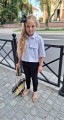 Koszula dziewczęca ANBOR biała