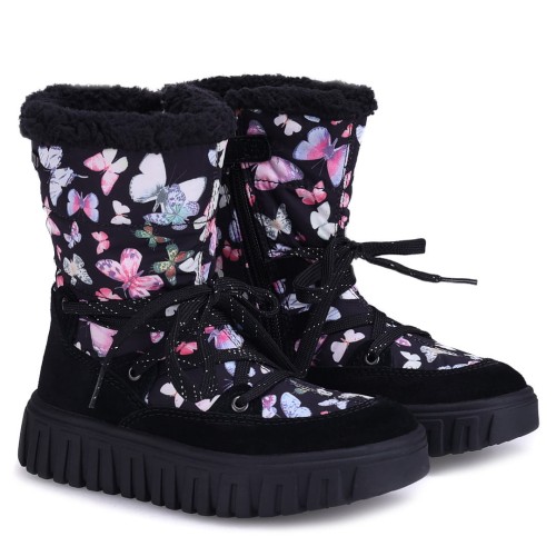 Buty dziewczęce EMEL EV4209 czarne/wzór