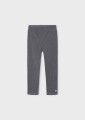 Legginsy Better Cotton dla dziewczynki MAYORAL 717 grafitowe
