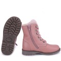 Buty dziecięce ze skóry naturalnej  EMEL EV2747-2 różowe