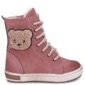 Buty dziecięce ze skóry naturalnej EMEL EV2651C ciemny róż