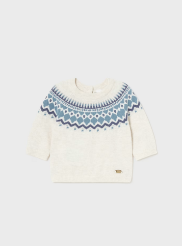 Sweter chłopięcy MAYORAL 2306 beż/wzór