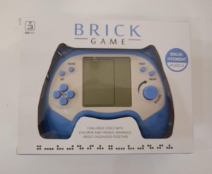 Mini konsole do gry niebieskie