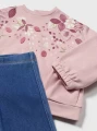 Kopmplet dziewczęcy MAYORAL 2707 róż/jeans