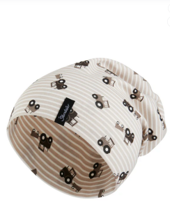 Czapka chłopięca Sterntaler paski/traktory