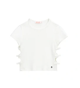 Koszulka dziewczęca ORIGINAL MARINES DFP3080CF biała