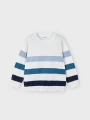 Sweter w paski dla chłopca MAYORAL 3366 śmietankowy, kolorowy