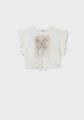 Koszulka dziewczęca MAYORAL 6027 beżowa