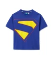 Koszulka chłopięca ORYGINAL MARINES DFAV2531B Superman niebieska