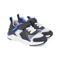 BUTY SPORTOWE CHŁOPIĘCE ZE ŚWIATEŁKAMI BIOMECANICS 251273-A398 grafit/niebieskie
