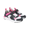 BUTY SPORTOWE DZIEWCZĘCE ZE ŚWIATEŁKAMI BIOMECANICS 251273-B399 grafit/różowe