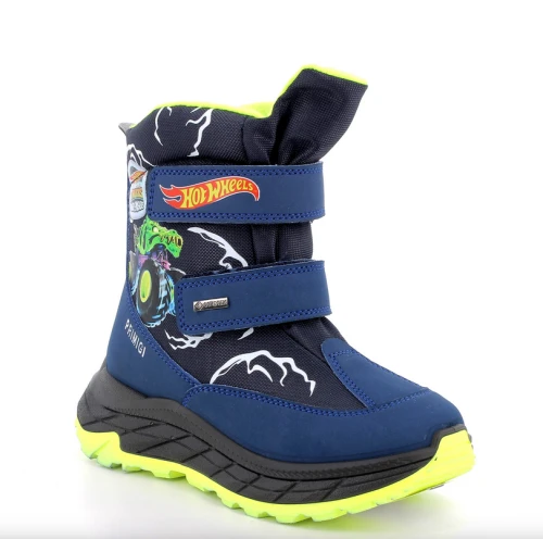 Śniegowce chłopięce PRIMIGI 8893900 HOT WHEELS granat