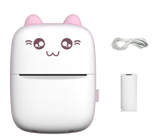 Mini drukarka Kot do zdjęć 2 kolory