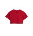 Koszulka dziewczęca ( crop top ) ORIGINAL MARINES DGP1053NF czerwona