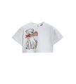 Koszulka dziewczęca ( crop top ) ORIGINAL MARINES DGP1053NF biel