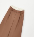 Elegancie spodnie dziewczęce SARABANDA G554/00 brązowe