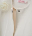 Elegancki sweterek dziewczęcy ORIGINAL MARINES DGP3122F krem