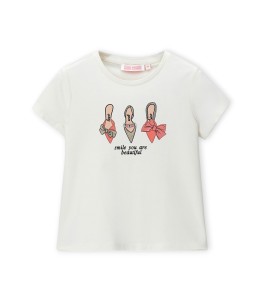 Koszulka dziewczeca ORIGINAL MARINES DGP3119F biała