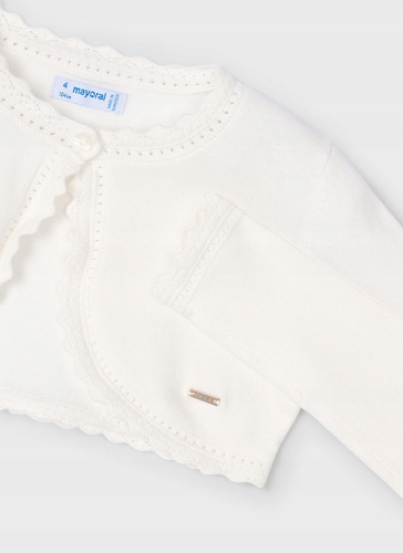 Bolerko dziewczęce MAYORAL 23.332 kremowe