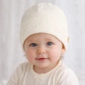 Czapka dziewczęca BROEL AGITA kremowa