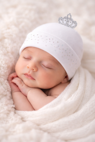 Czapka dziewczęca JAMIKS ALWA biała