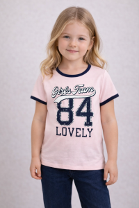 Koszulka dziewczęca ORIGINAL MARINES DGP3063F róż