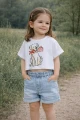 Koszulka dziewczęca ( crop top ) ORIGINAL MARINES DGP1053NF biel