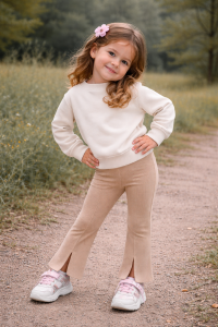 Leginsy dziewczęce ORIGINAL MARINES DGP1033NF beż