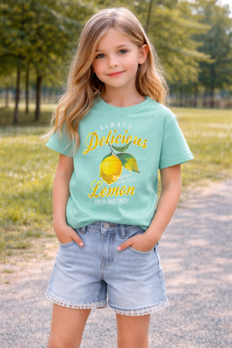 Koszulka dziewczęca ORIGINAL MARINES DGP3181F mięta