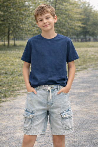 Bermudy chłopięce jeansowe ORIGINAL MARINES DGP2255B