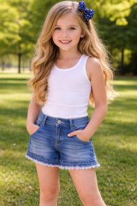 Spodenki dziewczęce MAYORAL 3204 jeansowe