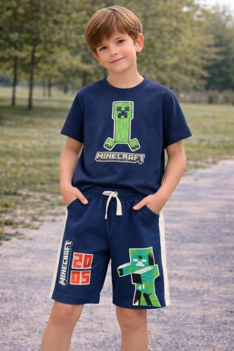 Spodenki chłopięce MINECRAFT ORIGINAL MARINES DGPV2035B granatowe