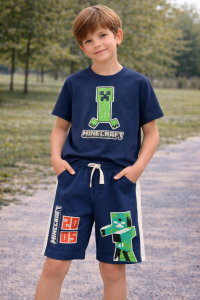 Spodenki chłopięce MINECRAFT ORIGINAL MARINES DGPV2035B granat