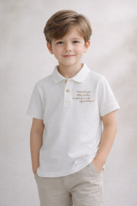 Koszulka polo chłopięca ORIGINAL MARINES DGP2130B biała