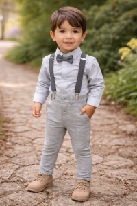 Komplet chłopięcy ARTEX szary