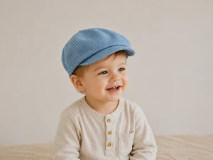 Kaszkiet dla chłopca ARTEX niebieski,wzór