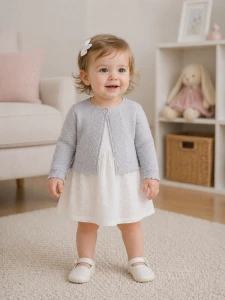 Sweter dziewczęcy MAYORAL 20.325 szary