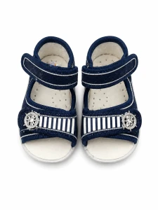 Kapcie chłopięce VIGGAMI Krzyś granatowe