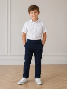 Spodnie chłopięce BOBOLI 734150 granat