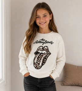Bluza dziewczęca ORIGINAL MARINES DFAV3712F kremowa