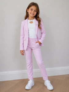 Marynarka dziewczęca lila
