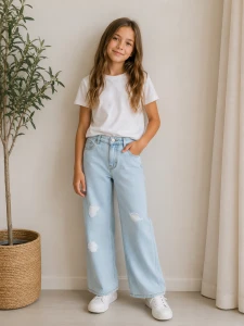 Spodnie balloon dziewczęce ORIGINAL MARINES DFP5037YF jeans