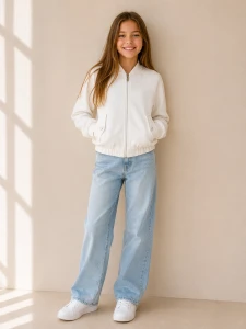 Bluza dziewczęca ORIGINAL MARINES DGP3036F biała