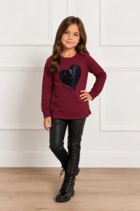 Bluza dziewczęca TRYBEYOND 999.96944 bordowa